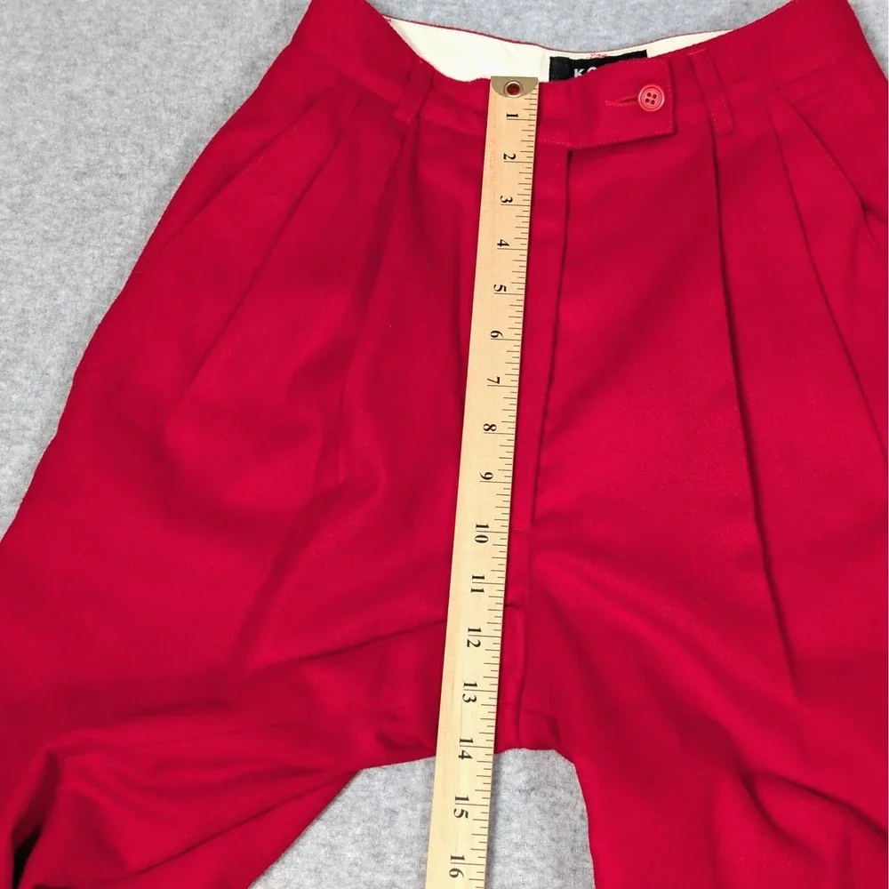 Vintage Michael Kors Compagnia Pants Womens Size 4 Pleated Tapered Made in Italy
